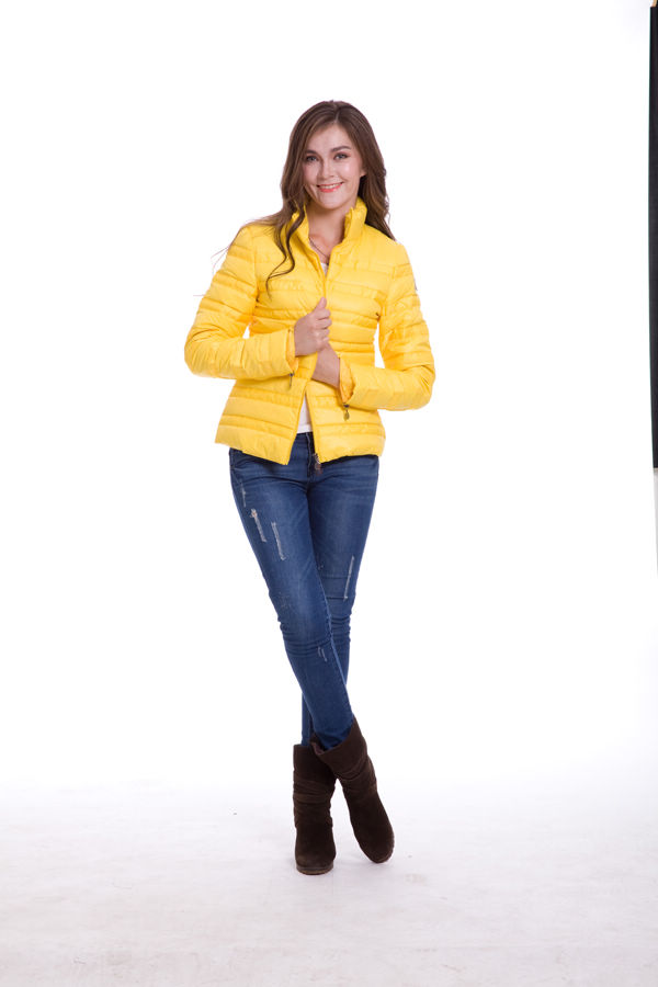 Piumini Moncler Donna Luce Giallo