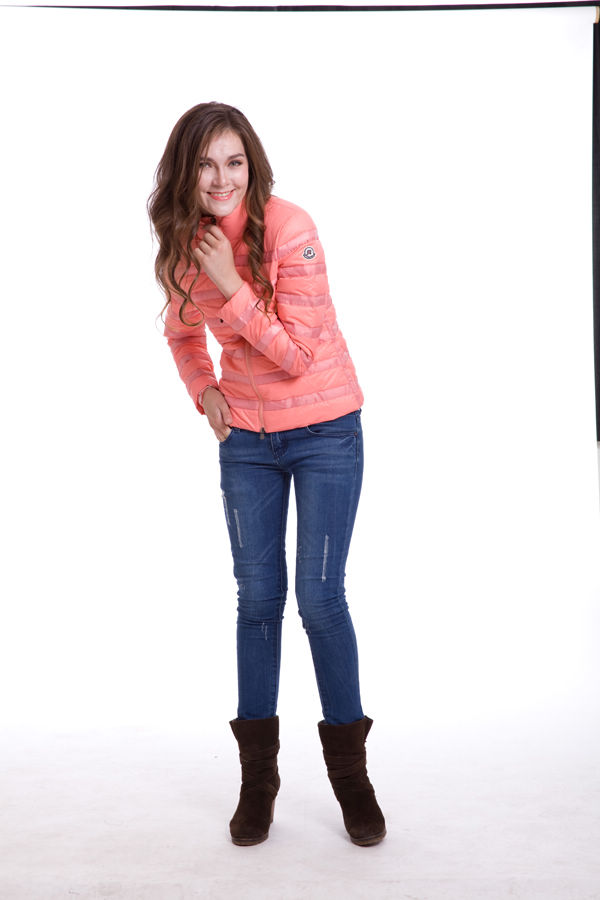 Piumini Moncler Donna Luce Rosa