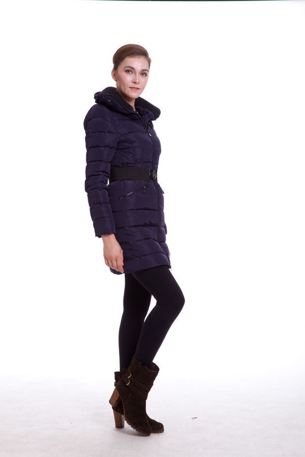 Piumini Moncler Grande Rotolo Collare Viola