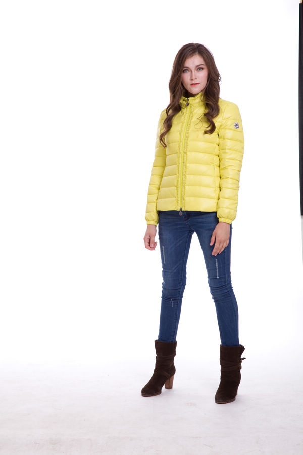 Piumini Moncler Lace Cerniera Giallo