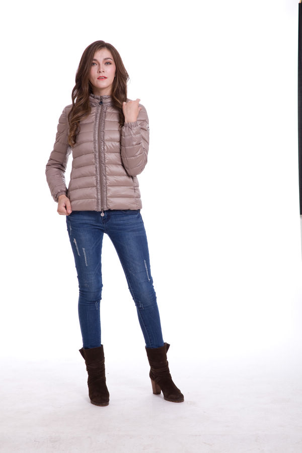 Piumini Moncler Lace Cerniera Kaki