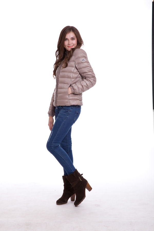 Piumini Moncler Lace Cerniera Kaki