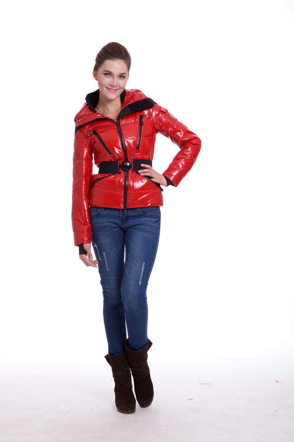 Piumini Moncler Ski Rosso