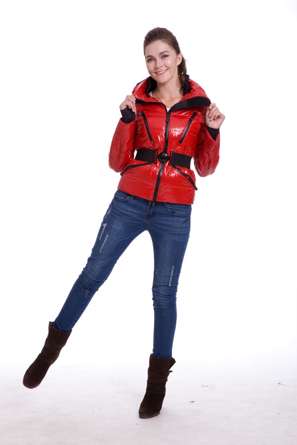 Piumini Moncler Ski Rosso