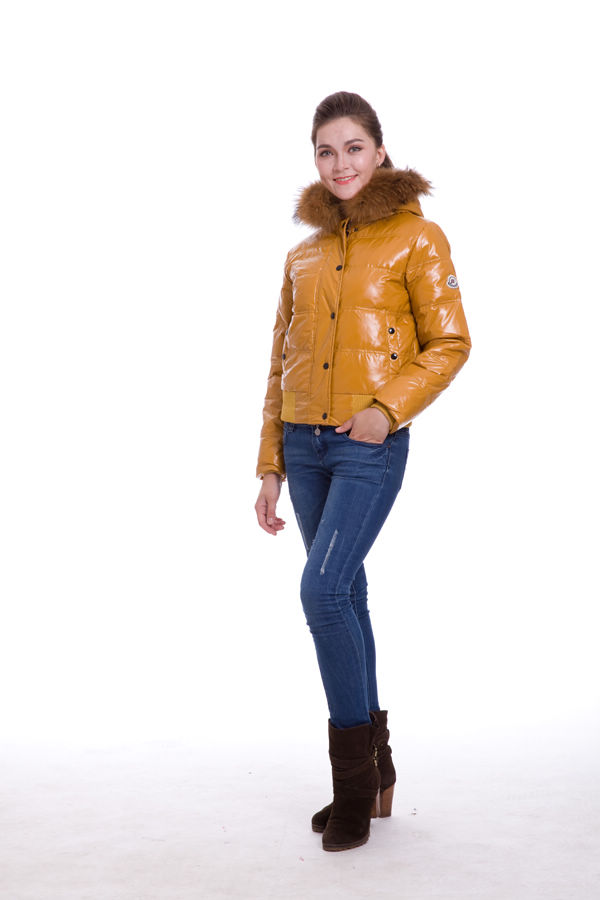 Piumini Moncler Donna Alpin Giallo