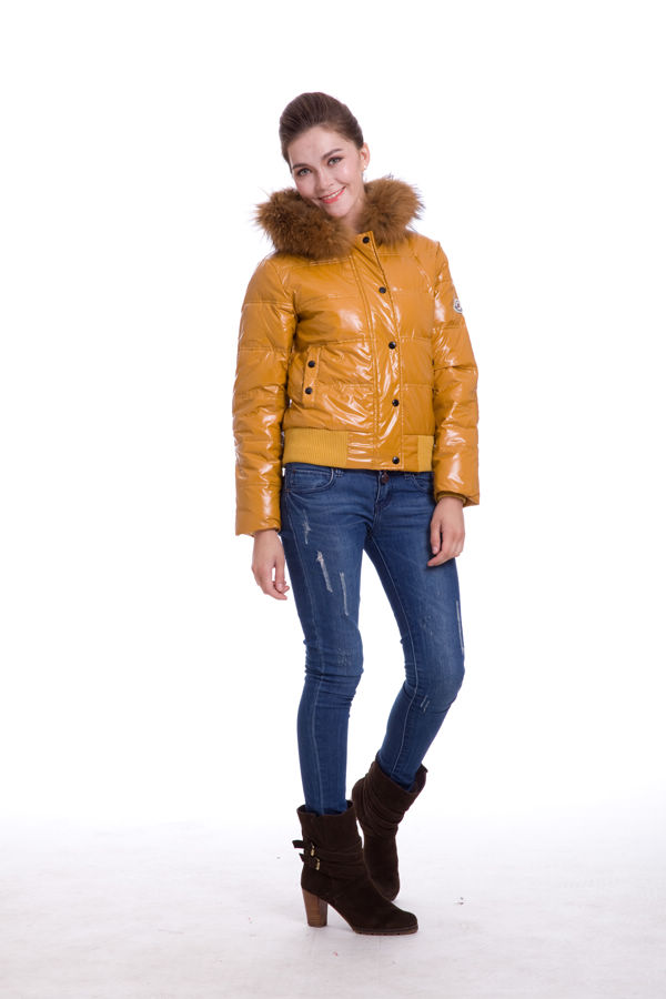 Piumini Moncler Donna Alpin Giallo