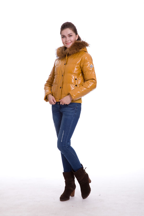Piumini Moncler Donna Alpin Giallo