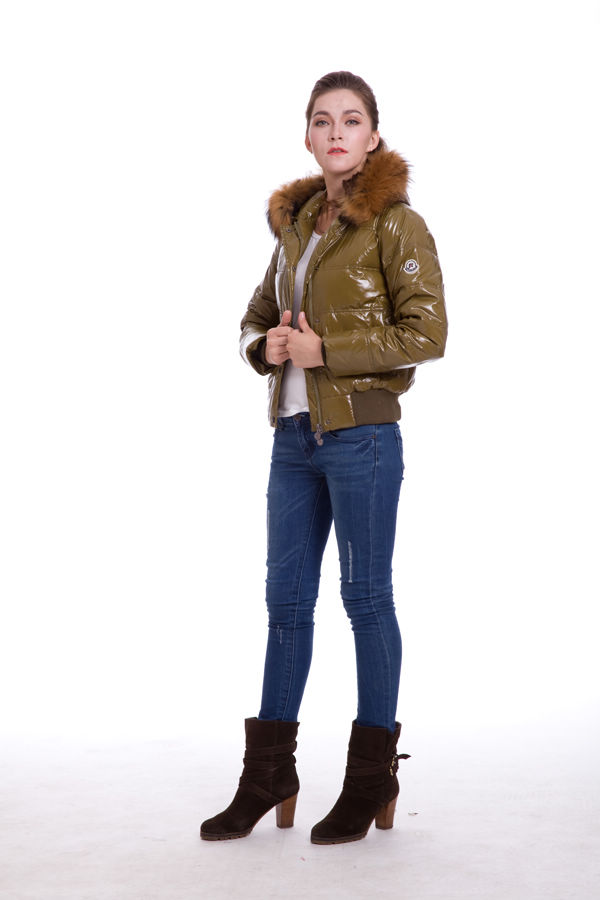 Piumini Moncler Donna Alpin Oliva