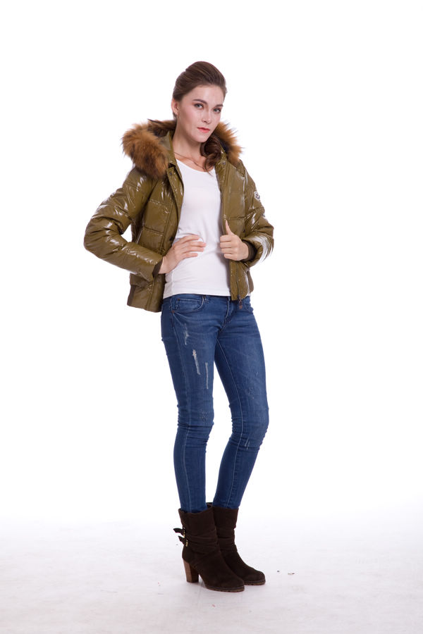 Piumini Moncler Donna Alpin Oliva