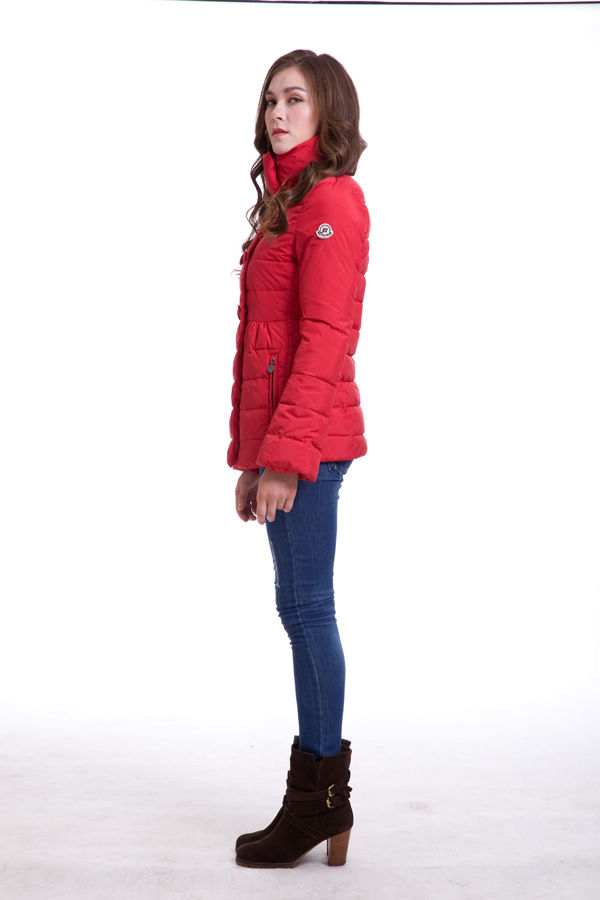 Piumini Moncler Stile Medio Rosso