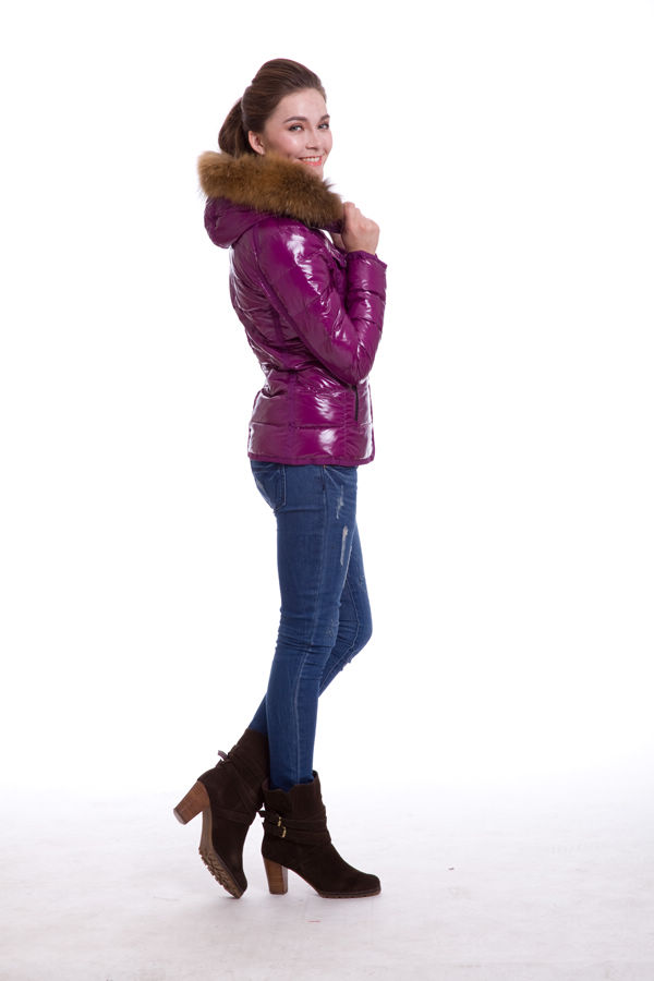 Piumini Moncler Donna Breve Outerwear Rosa