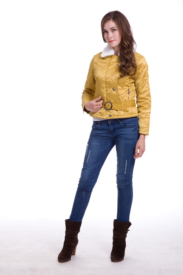 Piumini Moncler Grandi Collari Giallo