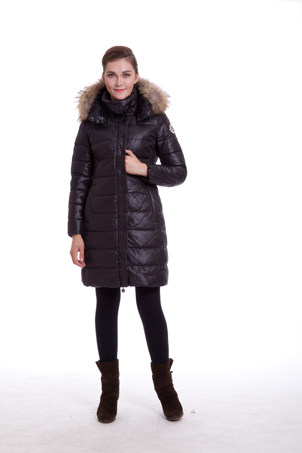 Piumini Moncler Monopetto Lunga Nero