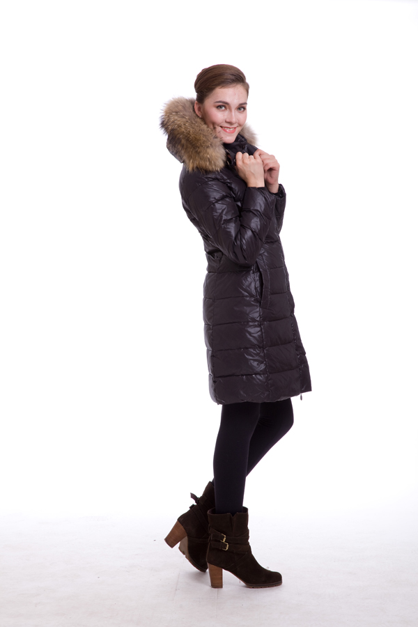 Piumini Moncler Monopetto Lunga Nero